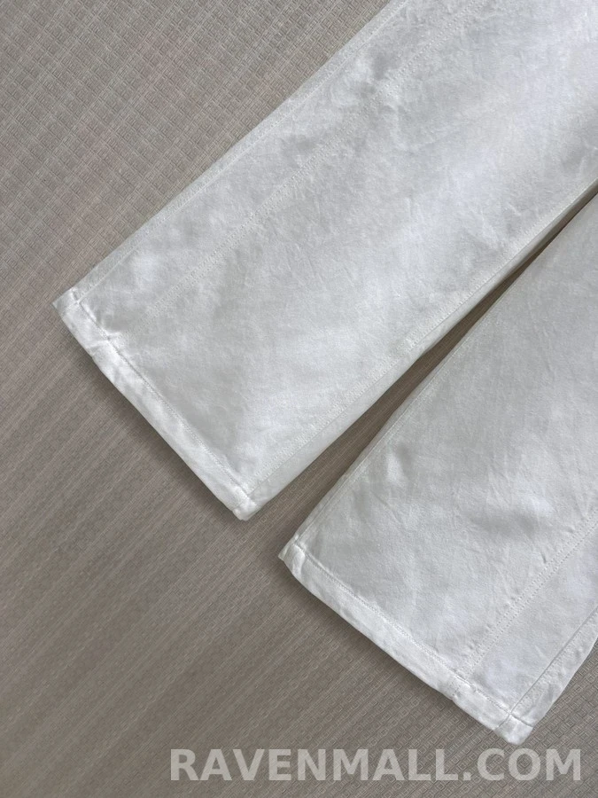 디올 디올 벌 자수 벨트 와이드 팬츠 상세 이미지