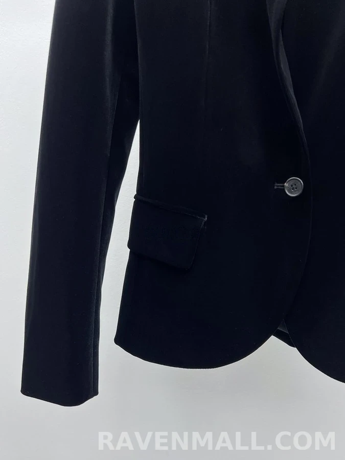 디올 디올 벨벳 스탠드넥 자켓 상세 이미지