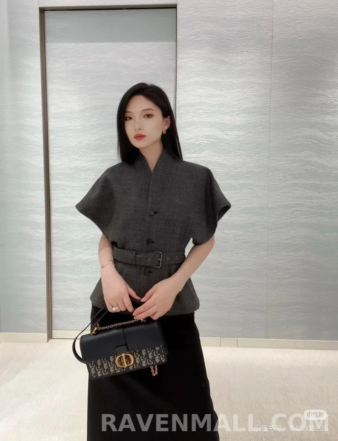 디올 디올 벨티드 와이드슬리브 자켓 상세 이미지