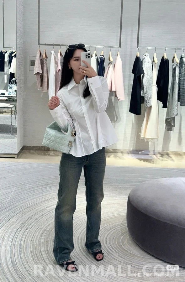 디올 디올 슬림핏 긴팔 셔츠 상세 이미지