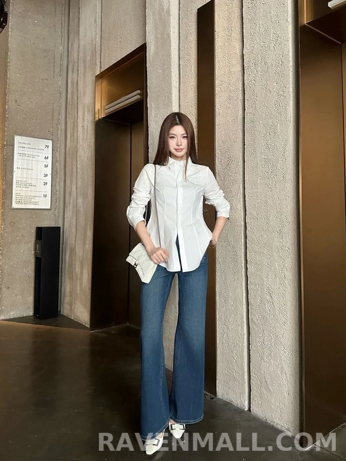 디올 디올 슬림핏 엠블럼 셔츠 상세 이미지