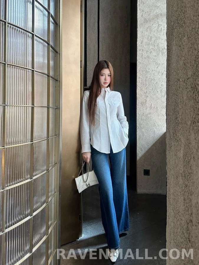 디올 디올 슬림핏 엠블럼 셔츠 상세 이미지