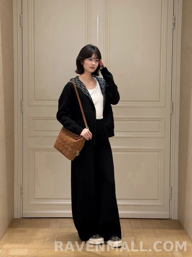 디올 디올 안감 모노그램 후드 집업 상세 이미지