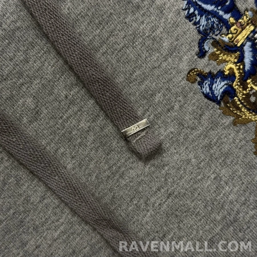 디올 디올 엠블럼 자수 후드 스웨트셔츠 상세 이미지