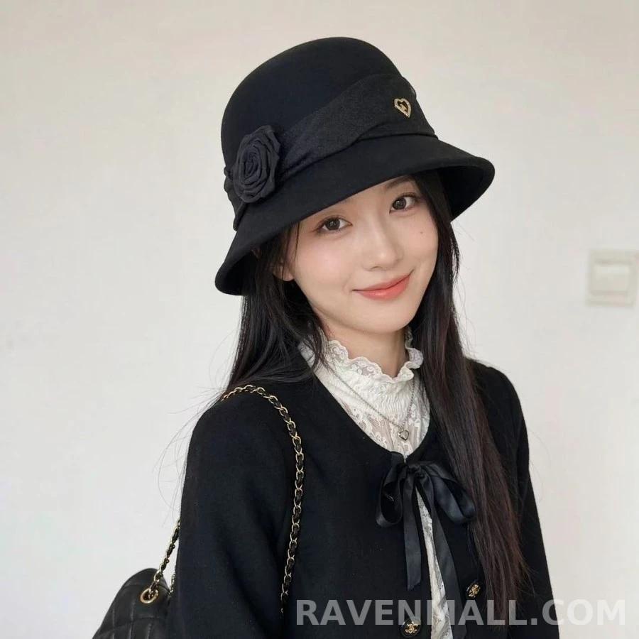 샤넬 샤넬 캐시미어 클로슈 모자 상세 이미지