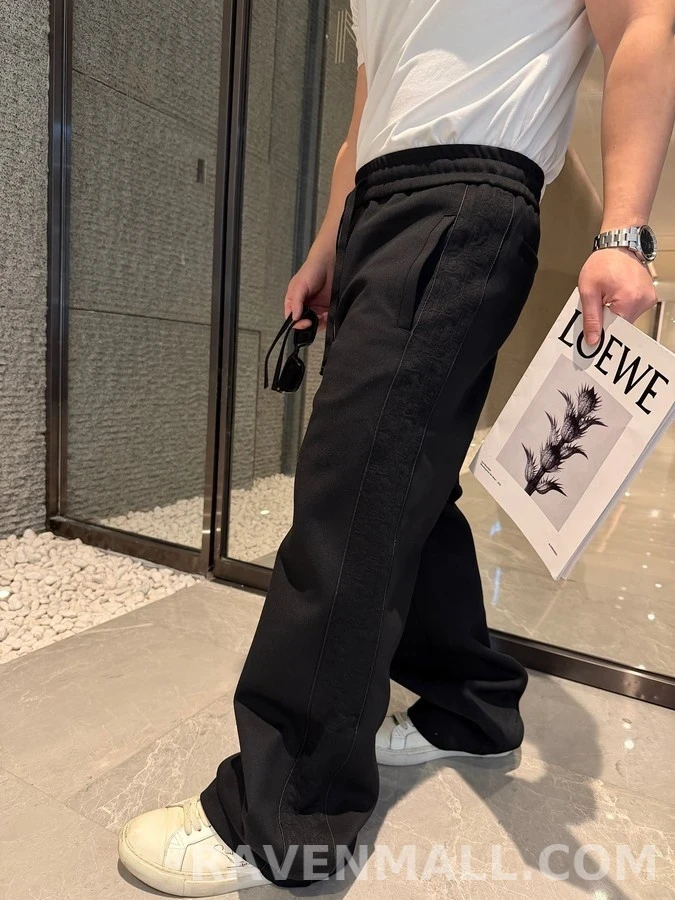 디올 디올 오브리크 자카드 와이드 팬츠 상세 이미지