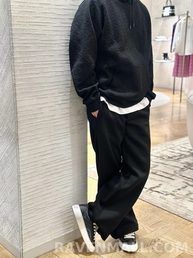 디올 디올 오브리크 자카드 와이드 팬츠 상세 이미지
