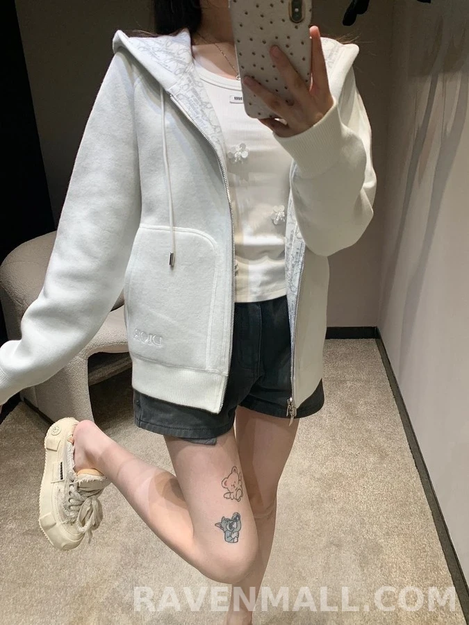 디올 디올 오블리크 리버시블 후드 집업 상세 이미지
