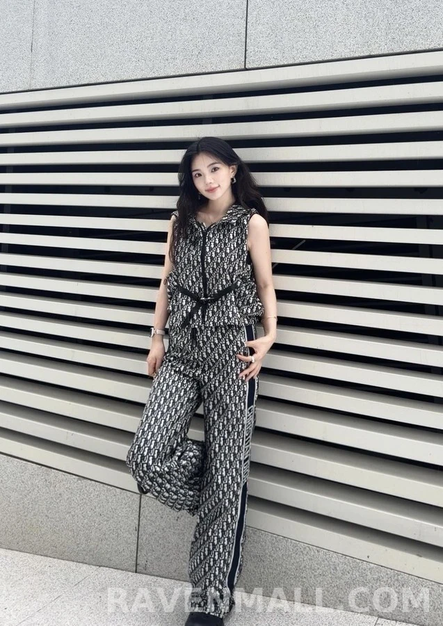 디올 디올 오블리크 모노그램 후드 슬리브리스 상세 이미지