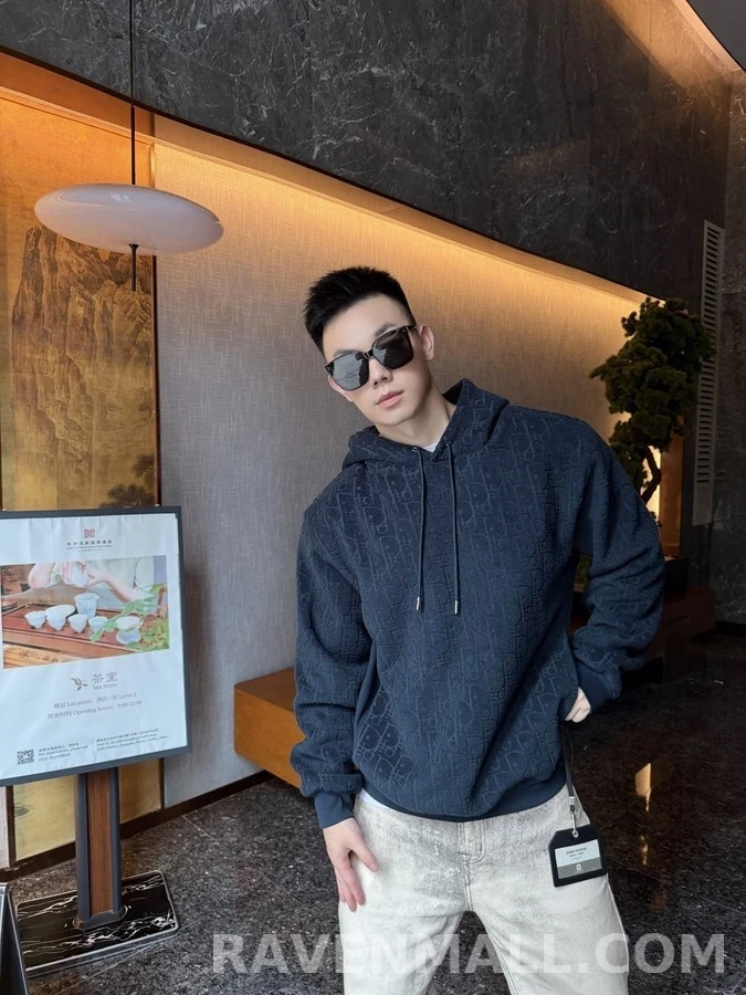 디올 디올 오블리크 자카드 후드 상세 이미지