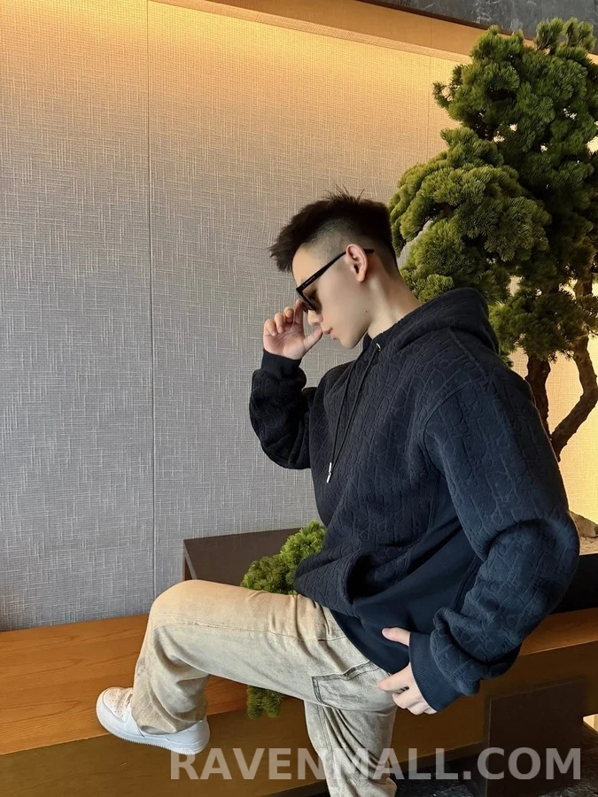 디올 디올 오블리크 자카드 후드 상세 이미지
