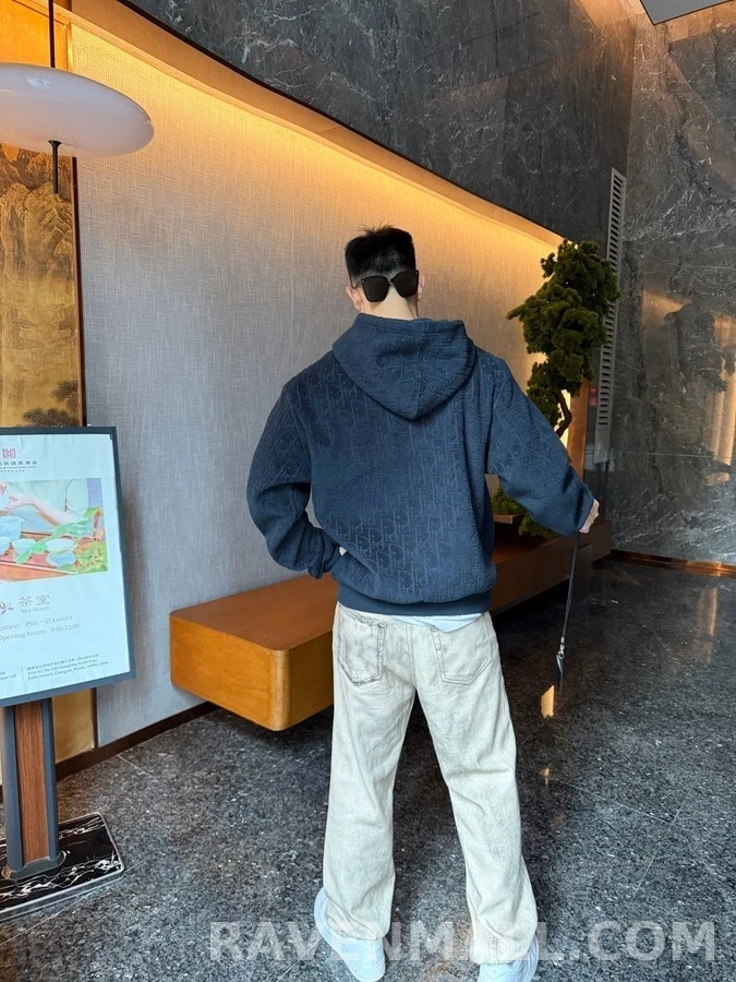 디올 디올 오블리크 자카드 후드 상세 이미지