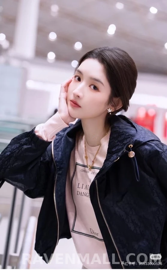 디올 디올 오블리크 자카드 후드 재킷 상세 이미지