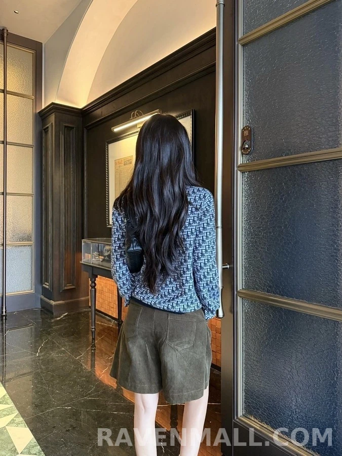 디올 디올 오블리크 패턴 레터링 가디건 상세 이미지