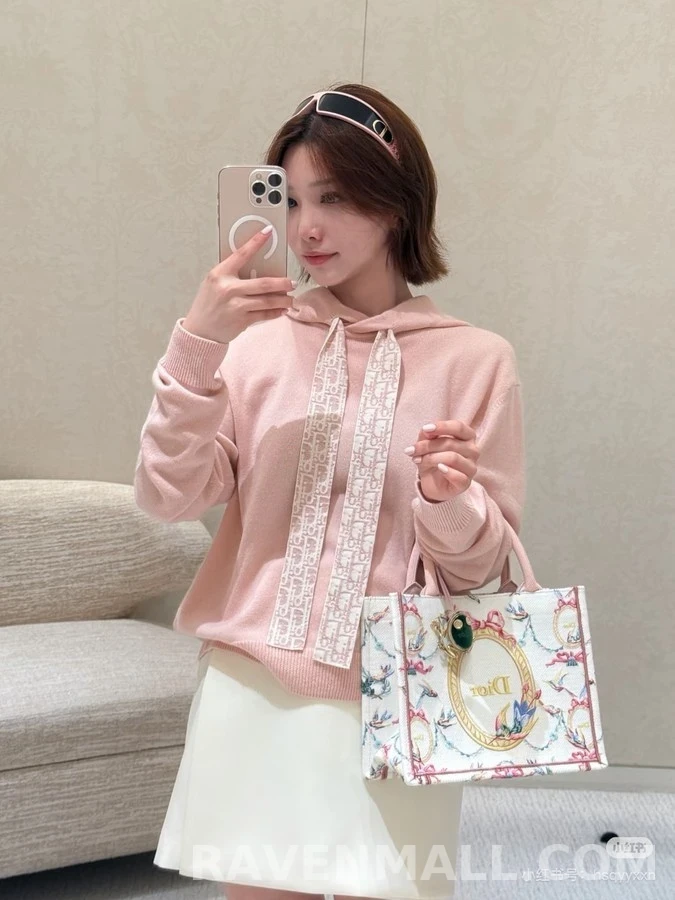 디올 디올 오블리크 후드 긴팔 티셔츠 상세 이미지