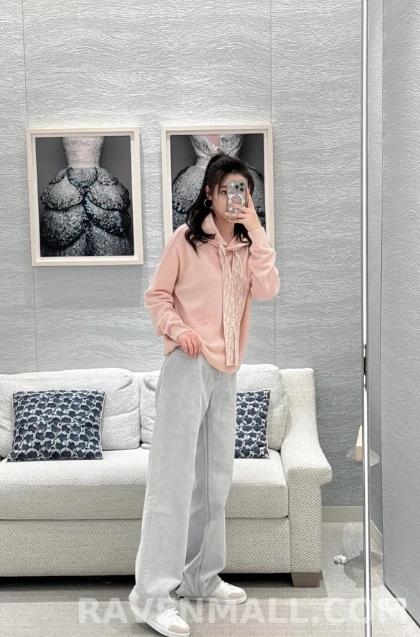 디올 디올 오블리크 후드 긴팔 티셔츠 상세 이미지