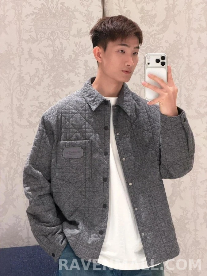 디올 디올 크리스찬 디올 꾸뛰르 자수 까나쥬 오버셔츠 상세 이미지