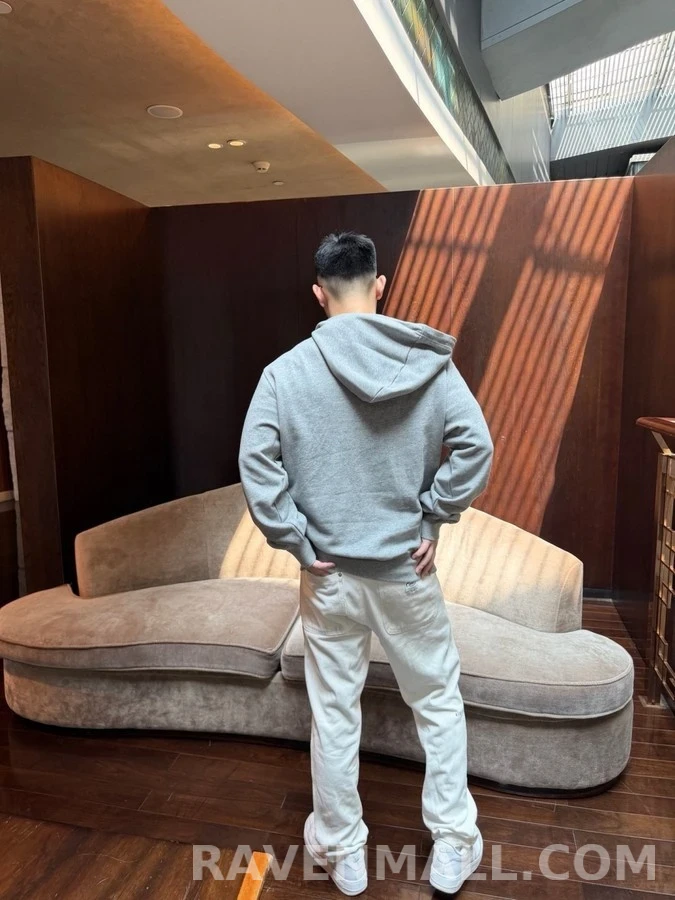 디올 디올 자수 릴랙스 핏 후드 스웨트셔츠 상세 이미지