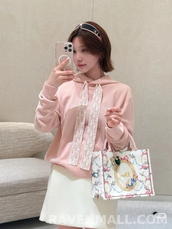 디올 디올 자카드 드로스트링 후드 상세 이미지