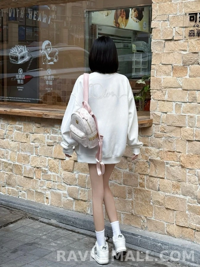 디올 디올 자카드 로고 맨투맨 상세 이미지
