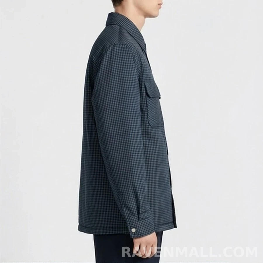 디올 디올 체크 패턴 셔츠 자켓 상세 이미지