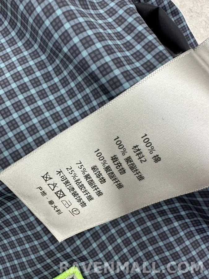 디올 디올 체크 패턴 셔츠 자켓 상세 이미지