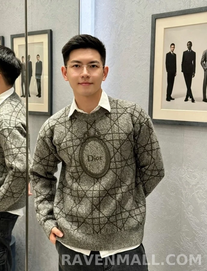 디올 디올 메달리온 오버사이즈 스웨터 상세 이미지