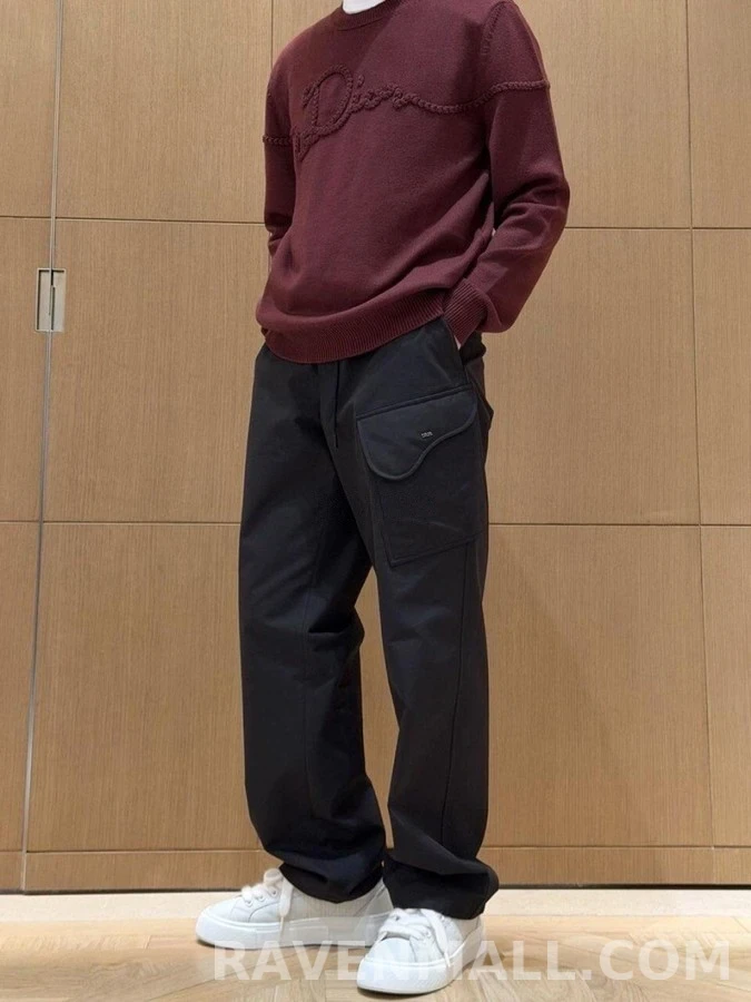 디올 디올 코튼 드로스트링 카고 팬츠 상세 이미지