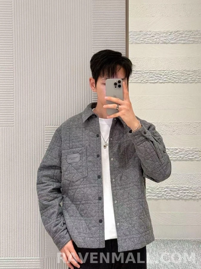 디올 디올 크리스찬 디올 꾸뛰르 자수 까나쥬 오버셔츠 상세 이미지