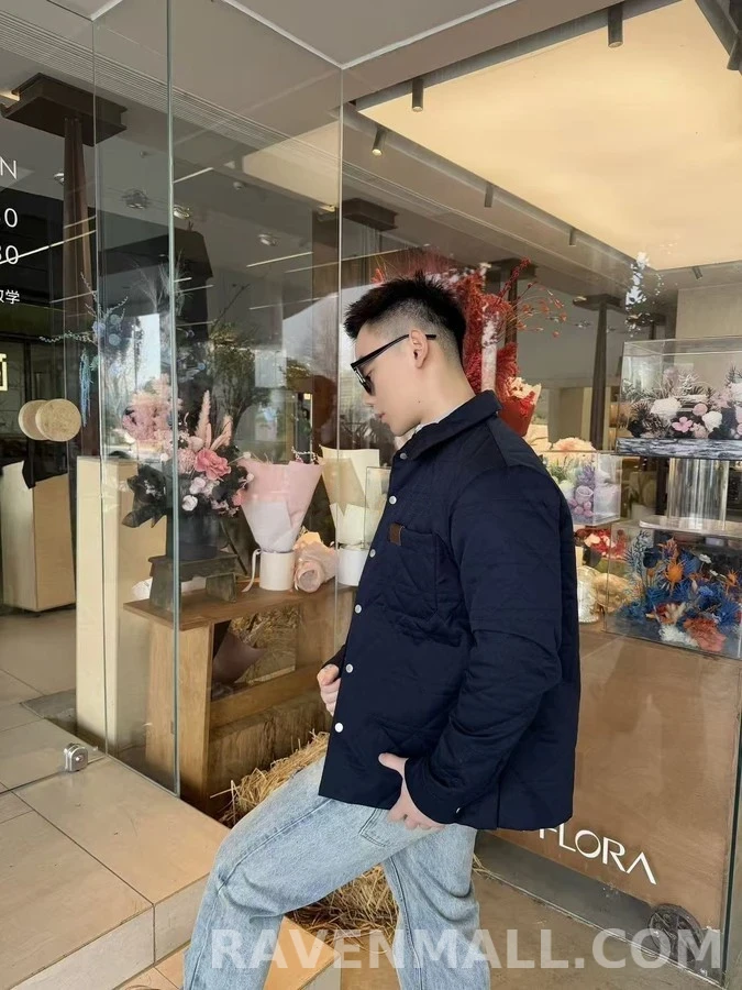 디올 디올 레더 패치 까나쥬 오버셔츠 상세 이미지