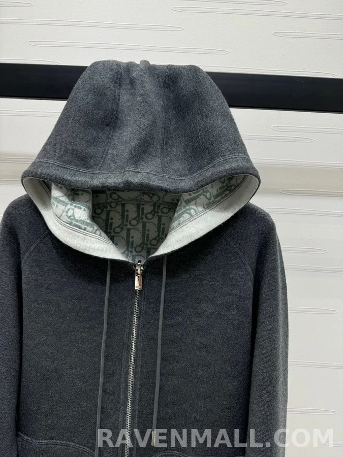 디올 디올 클래식 모노그램 후드 집업 상세 이미지