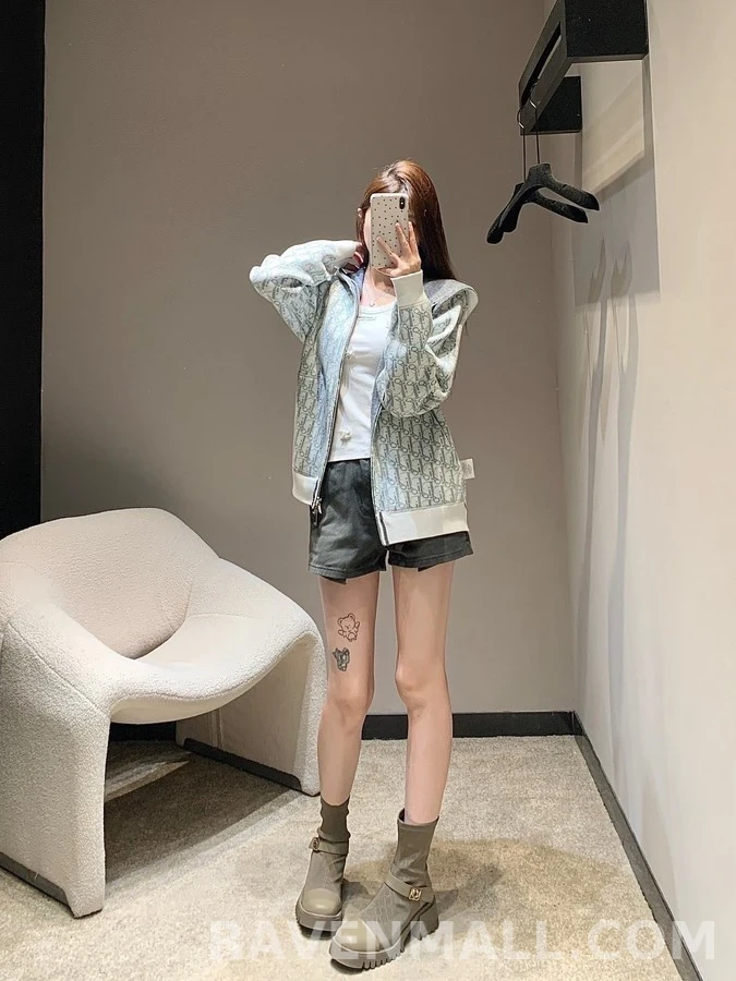 디올 디올 클래식 모노그램 후드 집업 상세 이미지