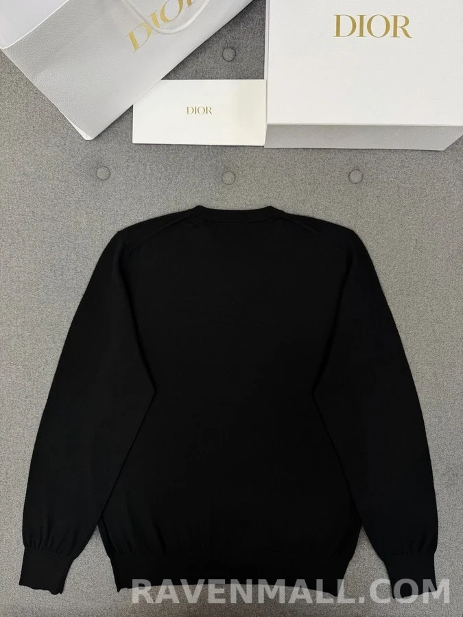 디올 디올 클로버 자수 스웨터 상세 이미지