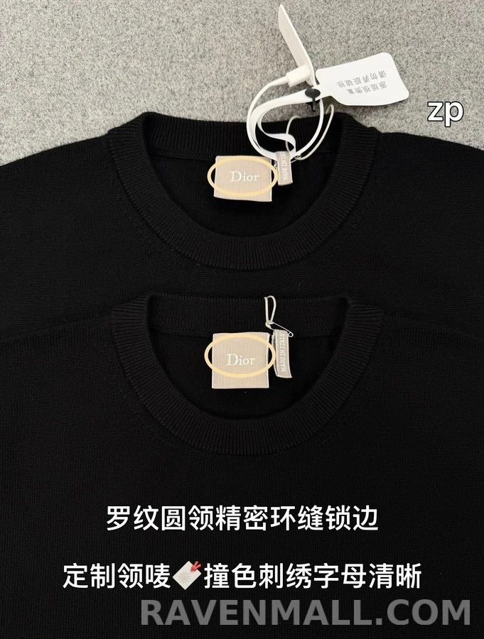 디올 디올 클로버 자수 스웨터 상세 이미지
