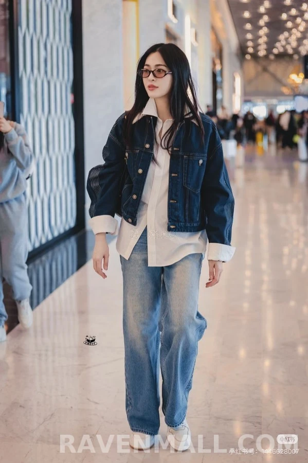 디올 디올 탈부착 퍼 칼라 데님 자켓 상세 이미지