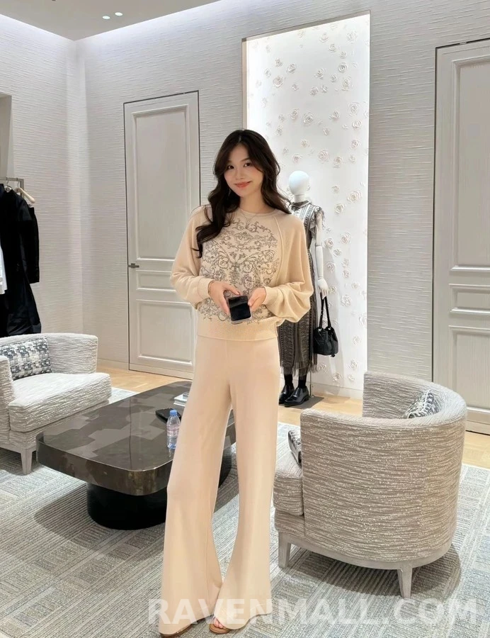 디올 디올 토일 드 쥐 자카드 니트 상세 이미지