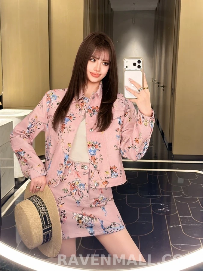 디올 디올리비에라 아라베스크 크롭 자켓 상세 이미지