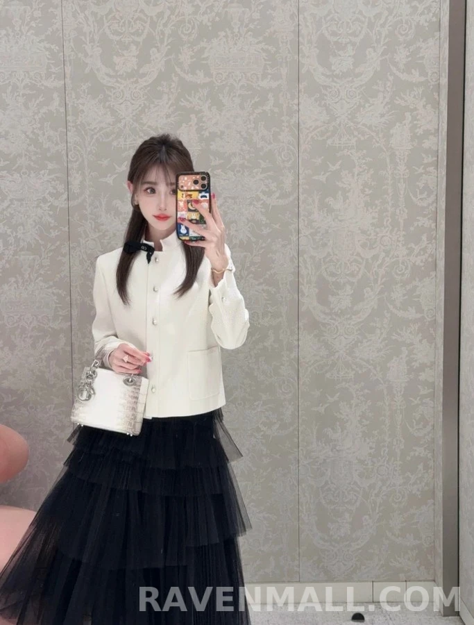 디올 디올 플리츠 레이어드 스커트 상세 이미지