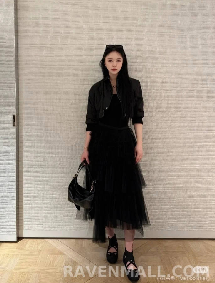 디올 디올 플리츠 레이어드 스커트 상세 이미지