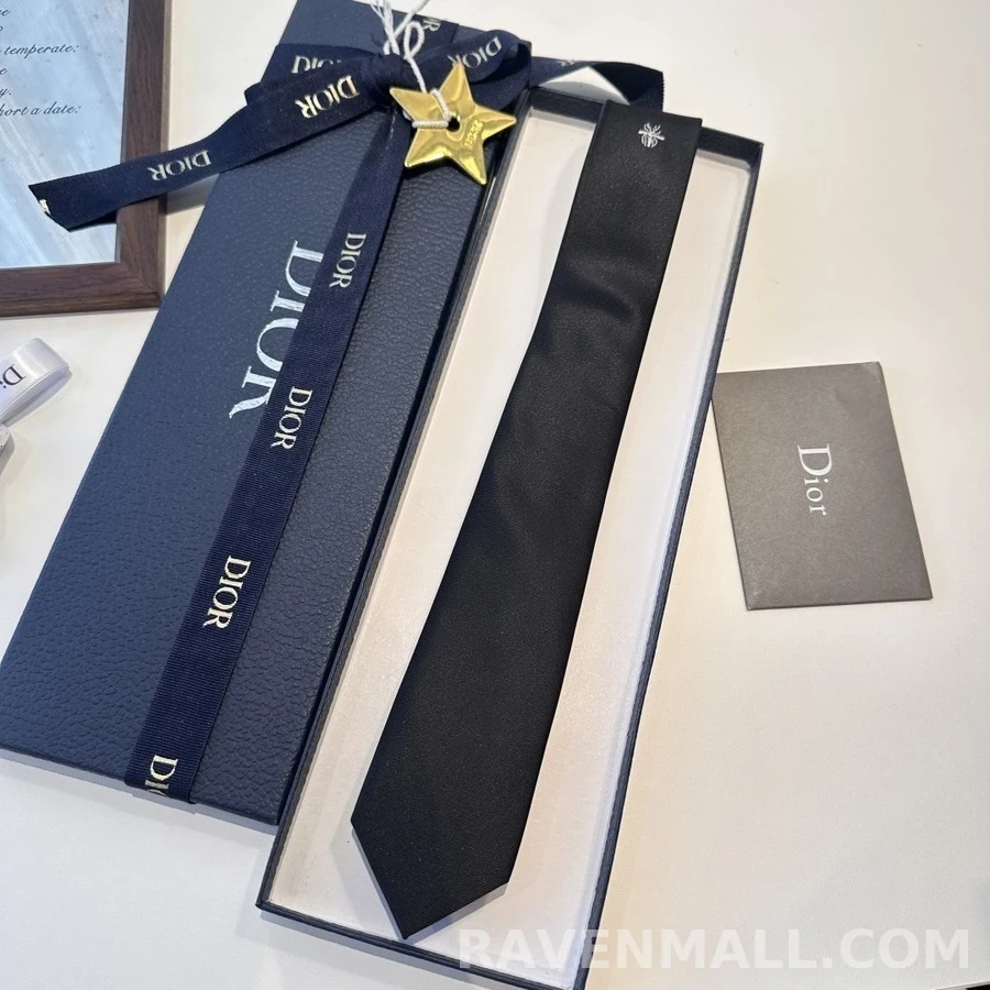 디올 디올 비 자수 넥타이 상세 이미지