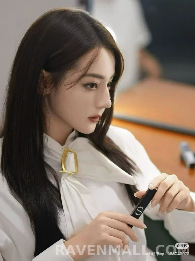 디올 디올 D 로고 타이넥 셔츠 상세 이미지