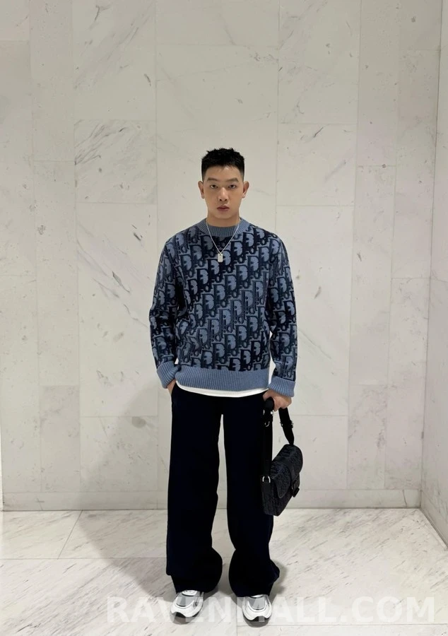 디올 디올 Oblique 자카드 니트 상세 이미지