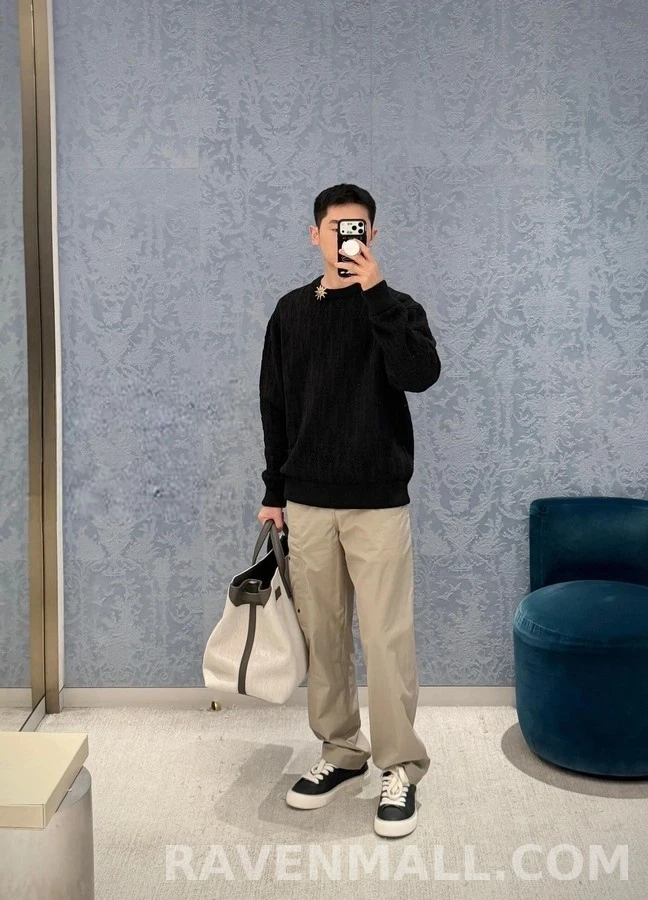 디올 디올-Oblique-자카드-스웨터 상세 이미지