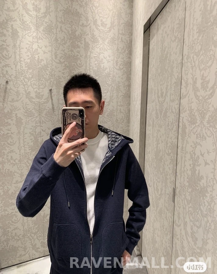 디올 디올 Oblique 자카드 후드 집업 상세 이미지