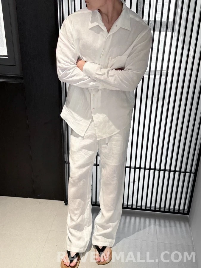로로피아나 로로피아나 드로스트링 와이드 팬츠 상세 이미지