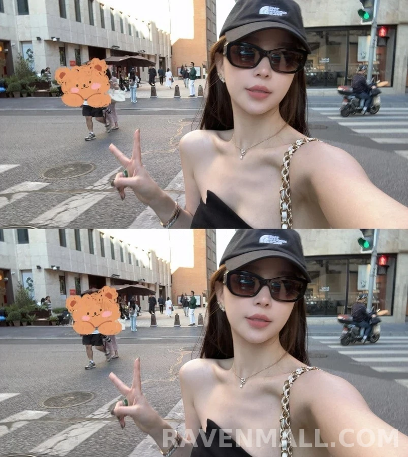 샤넬 샤넬 직사각형 선글라스 상세 이미지