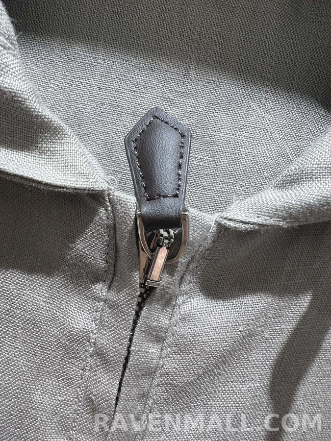 로로피아나 로로피아나 린넨 후드 집업 자켓 상세 이미지