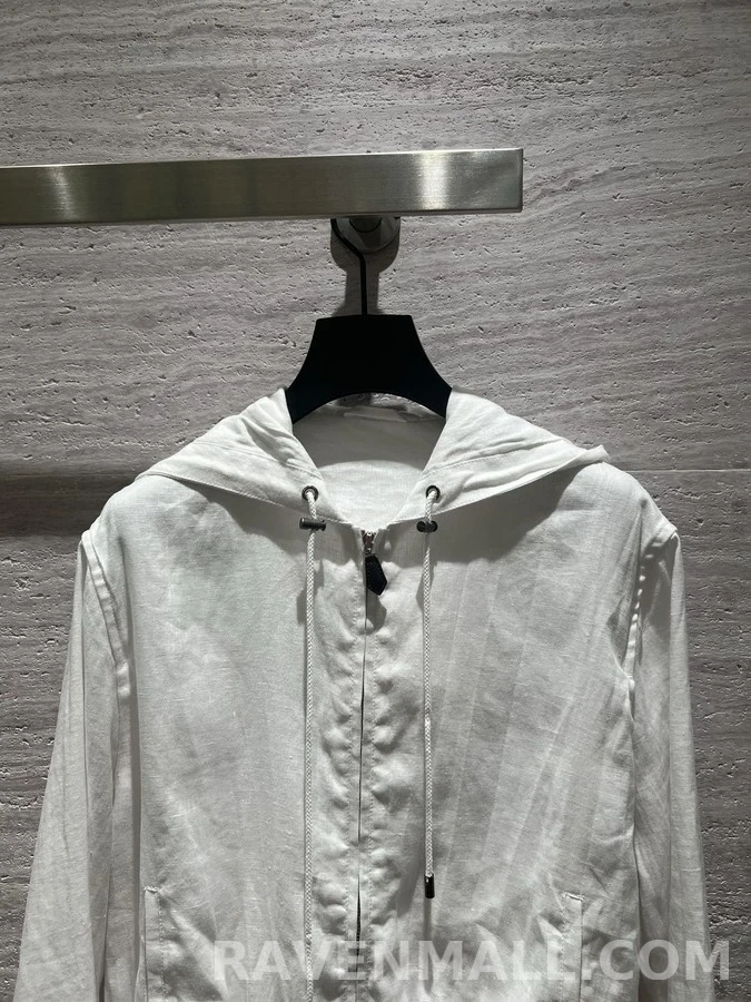 로로피아나 로로피아나 마 혼방 후드 집업 상세 이미지
