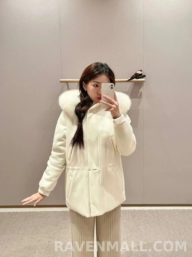 로로피아나 로로피아나 밍크 퍼 트리밍 자켓 상세 이미지