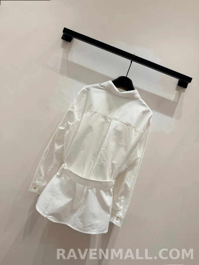 로로피아나 로로피아나 벨티드 포켓 셔츠 상세 이미지